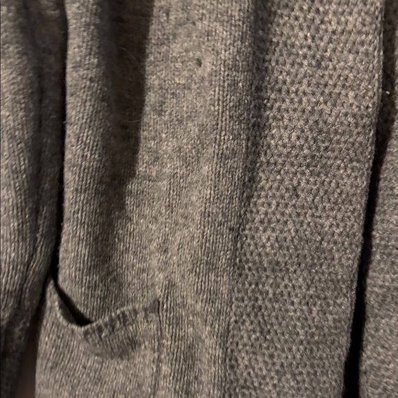 Gray Women's wool sweater Coat - Picture 7 of 11